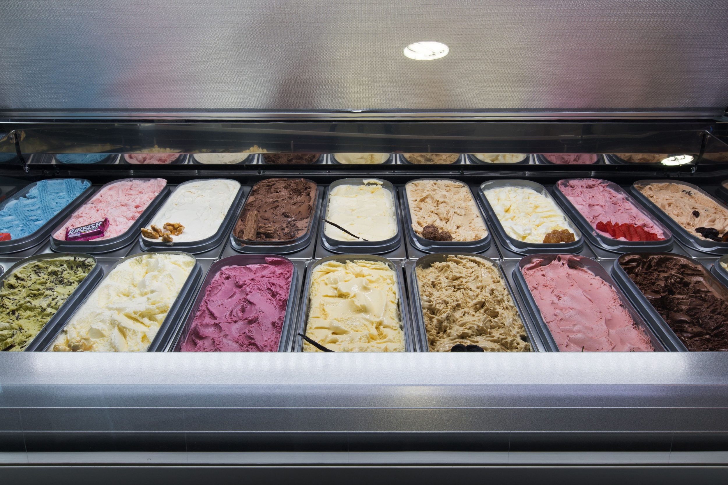 Tower Knowe Kielder Waterside - Ice cream selection at Tower Knowe Cafe